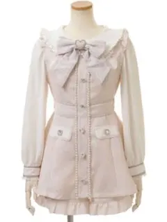 【上のみ】LIZ LISA ピンク ツイード セットアップ