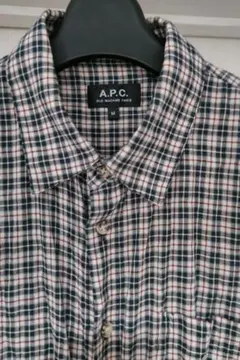 アーペーセー A.P.C. チェック柄 半袖シャツ Mのサムネイル