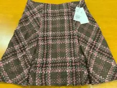 新品SNIDEL ロービングチェックミニスカショ SWFP245043スナイデル