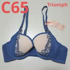 新品未使用 トリンプ アモスタイル C65 ブラジャー ブルー