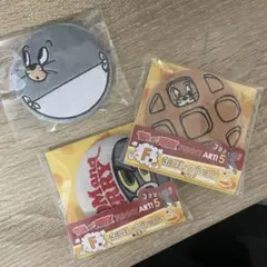 トムとジェリー 缶バッジ 2個+ミラー1個　計3個セット