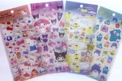 クリアキャンディシール サンリオ 4枚セット 正規品