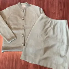 ヴィンテージ　ニット　セットアップ グリーン