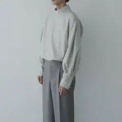 匿名発送⭐︎美品　foufouスタンドカラーシャツ/メンズブラウス　完売品