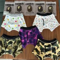 新品⭐️BAPE KIDS キッズパンツ 5枚セット正規品L(125-135)のサムネイル