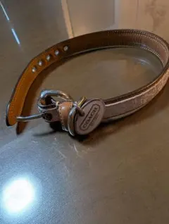 COACH 首輪 シグネチャー Sサイズ ピンク系のサムネイル