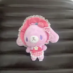 シュガーバニーズ ストロベリーうさ カラビナマスコット ぬいぐるみ