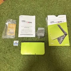 ジャンク品Nintendo 3DS LL ライムブラック 本体
