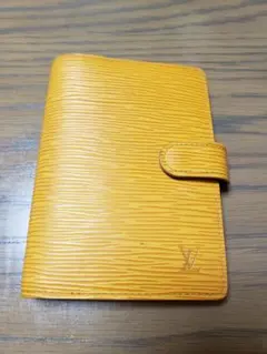 LOUIS VUITTON ルイヴィトン エピ 手帳カバー 黄イエロー