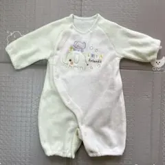 ライトグリーンロンパース 50-60cm