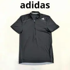 adidas　アディダス　climachill　クライマチル　ハーフジップシャツ