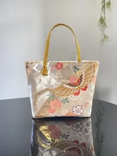 和装用トートバッグ 金襴 菊柄 - メルカリ