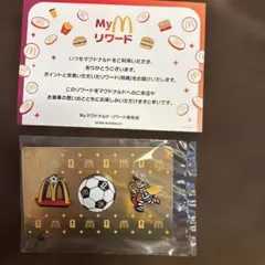 マクドナルド Myマクドナルド FIFA サッカー ピンバッジ 3種セットのサムネイル