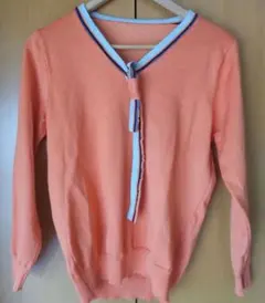 長袖トップス オレンジ