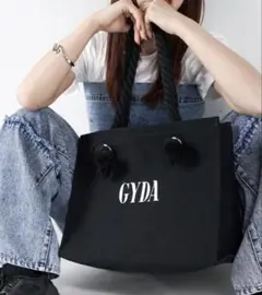 GYDA トートバッグ ブラックのサムネイル