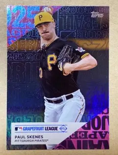 Topps Series 1 ポール・スキーンズ選手 ピンクフォイルカード
