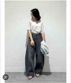 ミラオーウェン　カーヴィー　ヴィンテージ加工　デニムパンツ　サイズ1