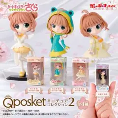 Qposket ミニチュアコレクション カードキャプターさくら　3点セット