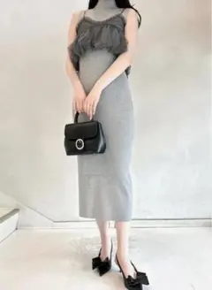 SNIDEL 花柄シフォンロングワンピース サイズ0 - メルカリ