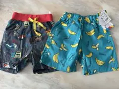 バースデイ　80センチ　ショートパンツ　バナナ柄　トイストーリー　2枚セット