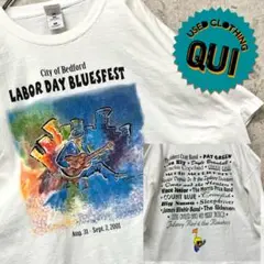 レアUS古着00s○バンドTシャツ LABOR DAY BLUESFEST L
