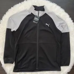 PUMA トレーニングジャケット XL ブラック グレーのサムネイル