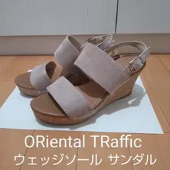 ORientalTRaffic ウェッジソールサンダル