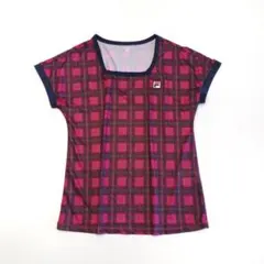 フィラ テニスウェア レディースゲームシャツ、M　VL2647 19B ローズ