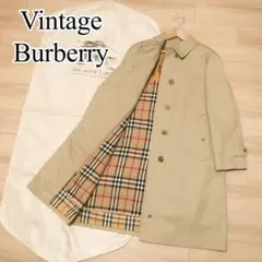 貴重 ヴィンテージ バーバリー ステンカラーコート ライナー付きBURBERRY