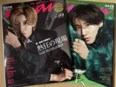 an an 2022年3月30日号 & 2023年3月30日号 京本大我　表紙