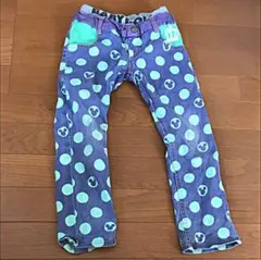 110㎝ミッキードット柄パンツ