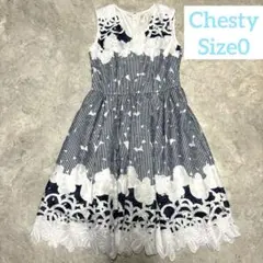 【匿名配送】チェスティ♡フラワー刺繍ワンピース