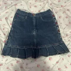 エンジェルブルー　デニム ミニ スカート