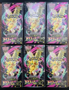 ポケモン ハイクラス MEGAドリームex 新品未開封 6boxシュリンク付