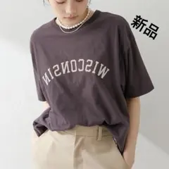 尚幸様　ダークブラウン 半袖Tシャツ 刺繍ロゴ付き 尚幸様 ダークブラウン 半袖Tシャツ 刺繍ロゴ付き - メルカリ