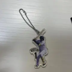 森下選手 バッターシルエットキーホルダー