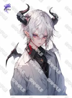 kokoshop オリジナル　人物ステッカーNo.897