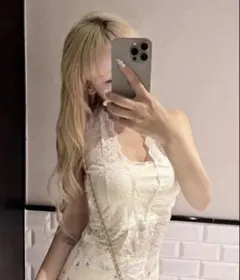 treaturself lace halter neck tops タンクトップのサムネイル