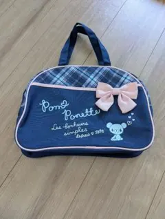 Pomponette チェック柄ハンドバッグのサムネイル