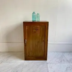 昭和レトロ 木製 収納棚 本棚 キャビネット 古道具 アンティーク 食器棚 書庫