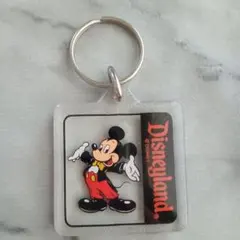 レトロ　東京ディズニーランド　お土産　アクリルキーホルダー　ミッキー