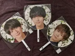 キンプリ2ndLiveジャンボうちわ3枚セット(永瀬廉、平野紫耀、神宮寺勇太)