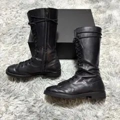 【良品】ヨウジヤマモト 本革 21aw コレクションモデル BLACK 6のサムネイル