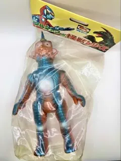 ブルマァク バンダイ バルダック星人 復刻 ソフビ 未開封 パッケージ傷み ブルマァク バンダイ バルダック星人 復刻 ソフビ 未開封 パッケージ