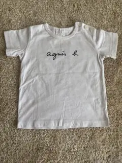 agnès b. ホワイト Tシャツ 2歳