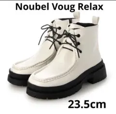 Noubel Voug Relaxトラックソール チロリアンブーツ （ホワイト）のサムネイル
