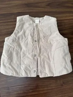 美品　tete à tête ベビーベスト ベージュ　80cm