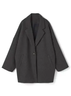 【新品】GRL ルーズテーラードコート チャコール Fサイズ