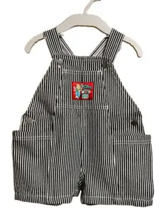 しまむら チマジロ ヒッコリーサロペット 90cm　ミコリッド