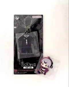 一番くじ ハイキュー F賞スクールアイコンボタン付きアクリルチャーム 北信介